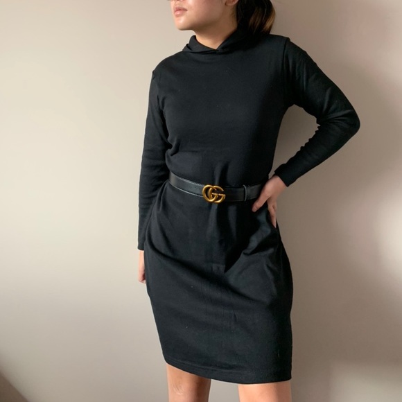 VINTAGE hooded long sleeve dress🌟 - Picture 1 of 3